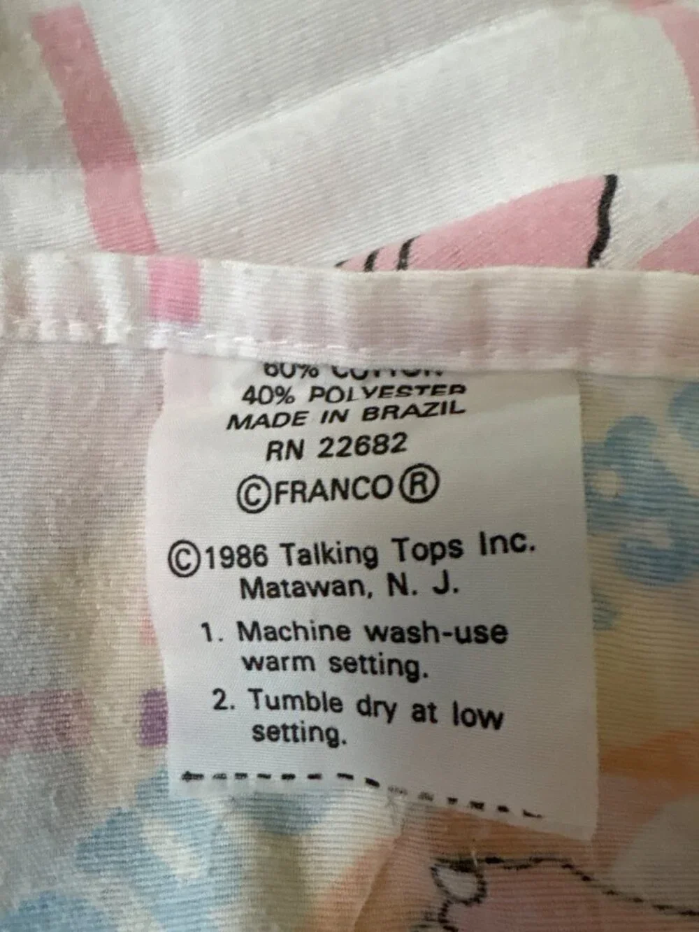 Talking Tops 1986 talking